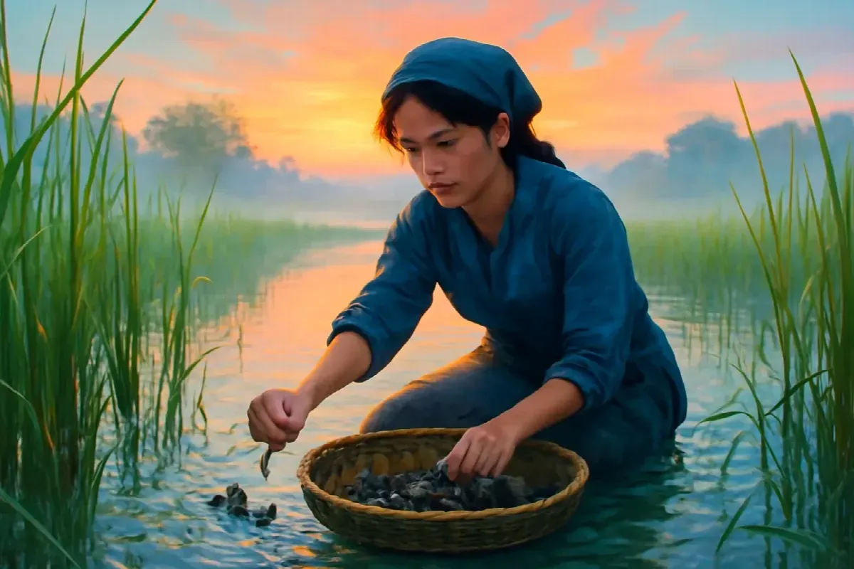 Ba mẫu bãi chua bên sông Lạc Thủy