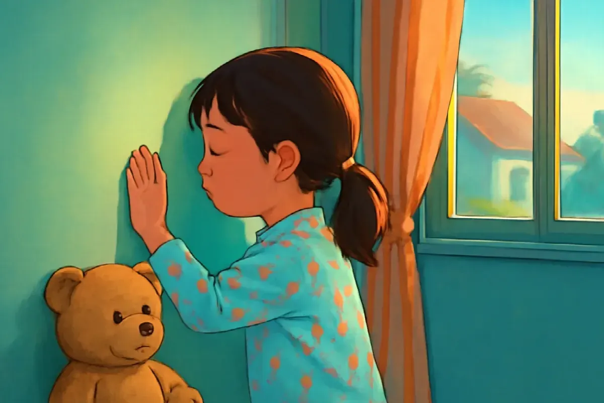 Ba tiếng gõ tường đêm đầu Mè ngủ riêng