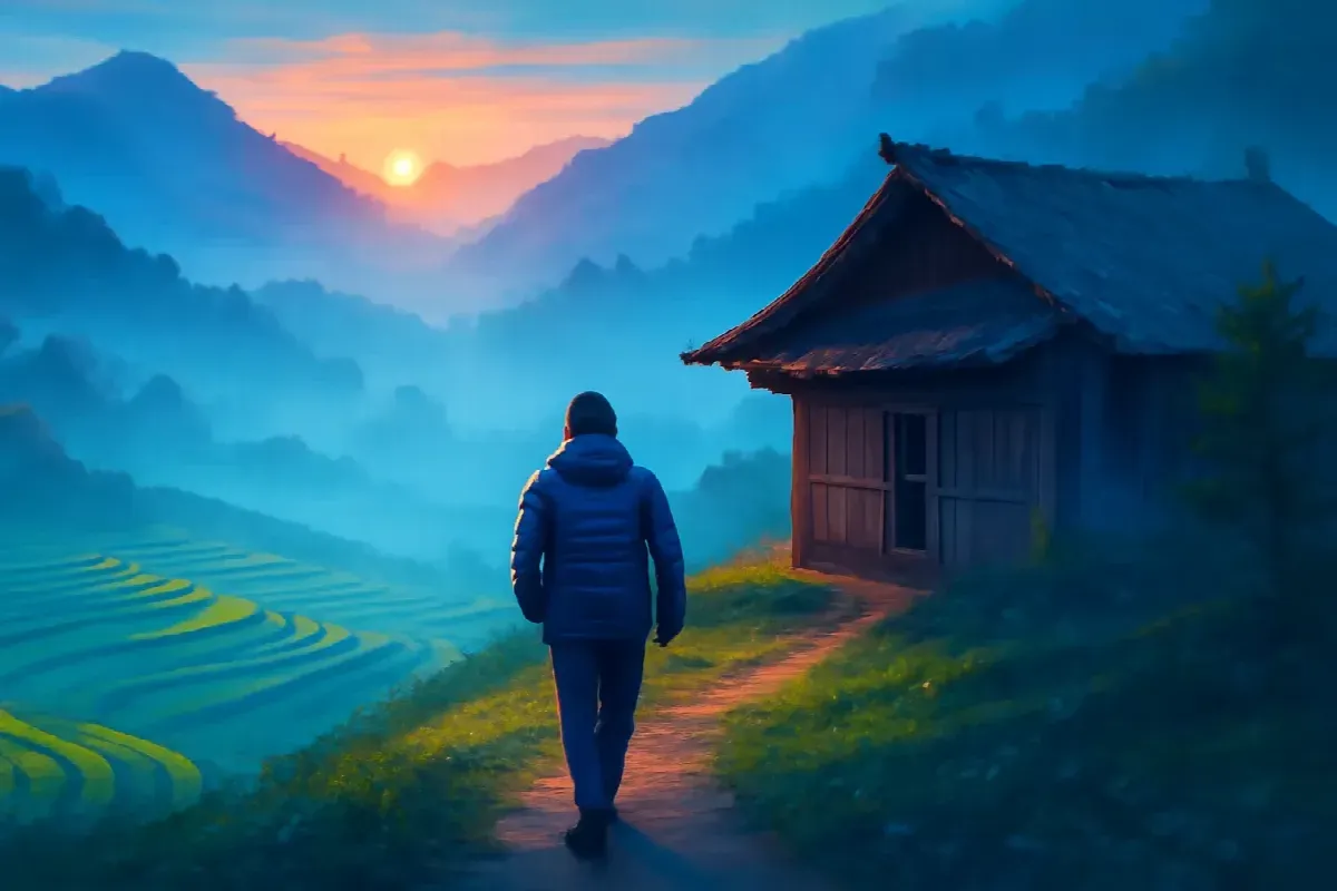 Bát cơm thiếu ở bếp trường nội trú Mù Cang Chải