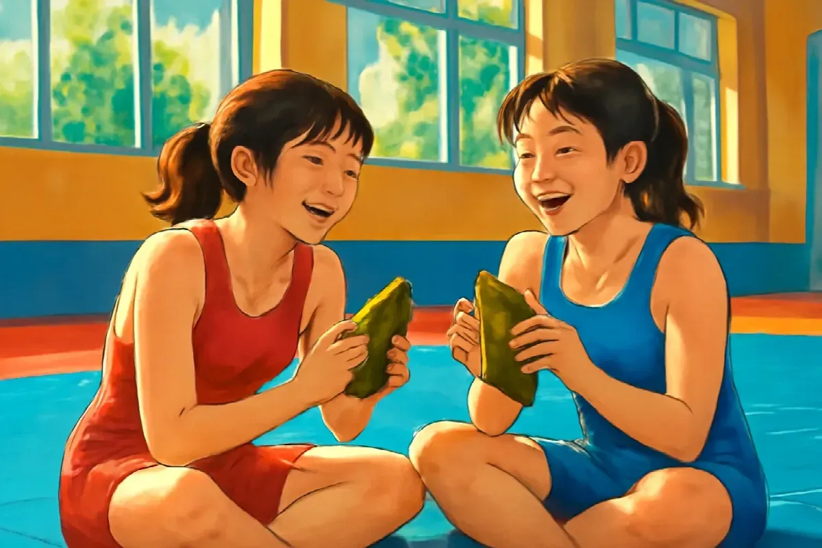 Bảy ngày xuống cân ở đội vật nữ