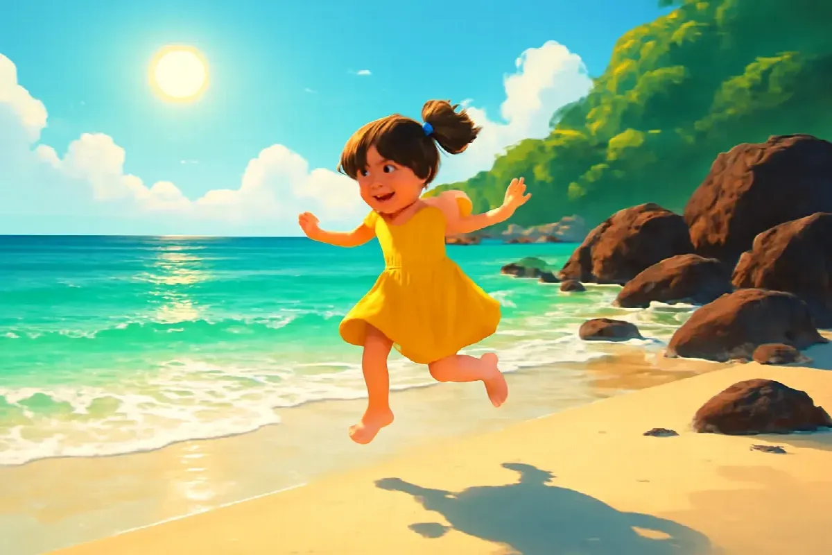 Cái bóng của bé Mơ ở bãi Kỳ Co