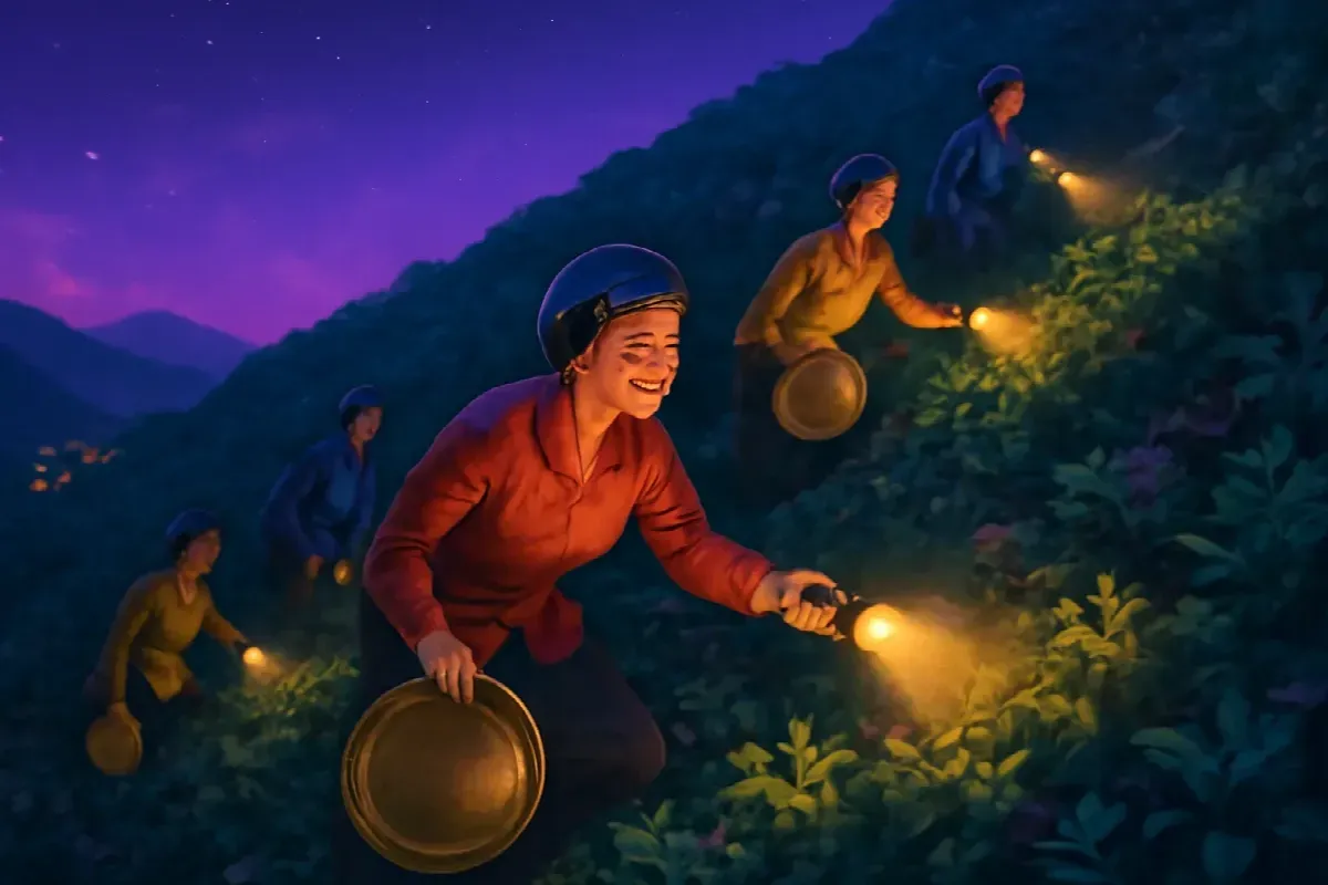 Cái mâm đồng móp trên đồi sim Hương Khê