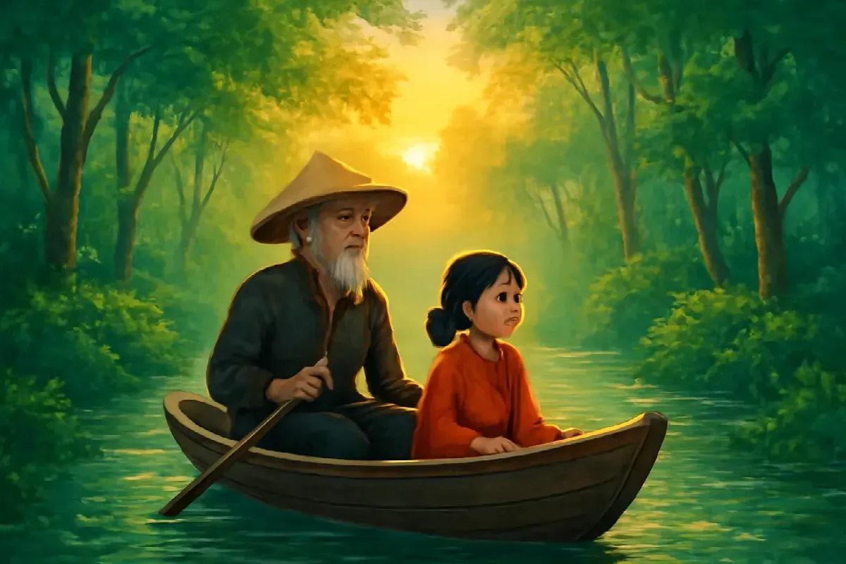 Cây đuốc cắm ngược ở rừng tràm