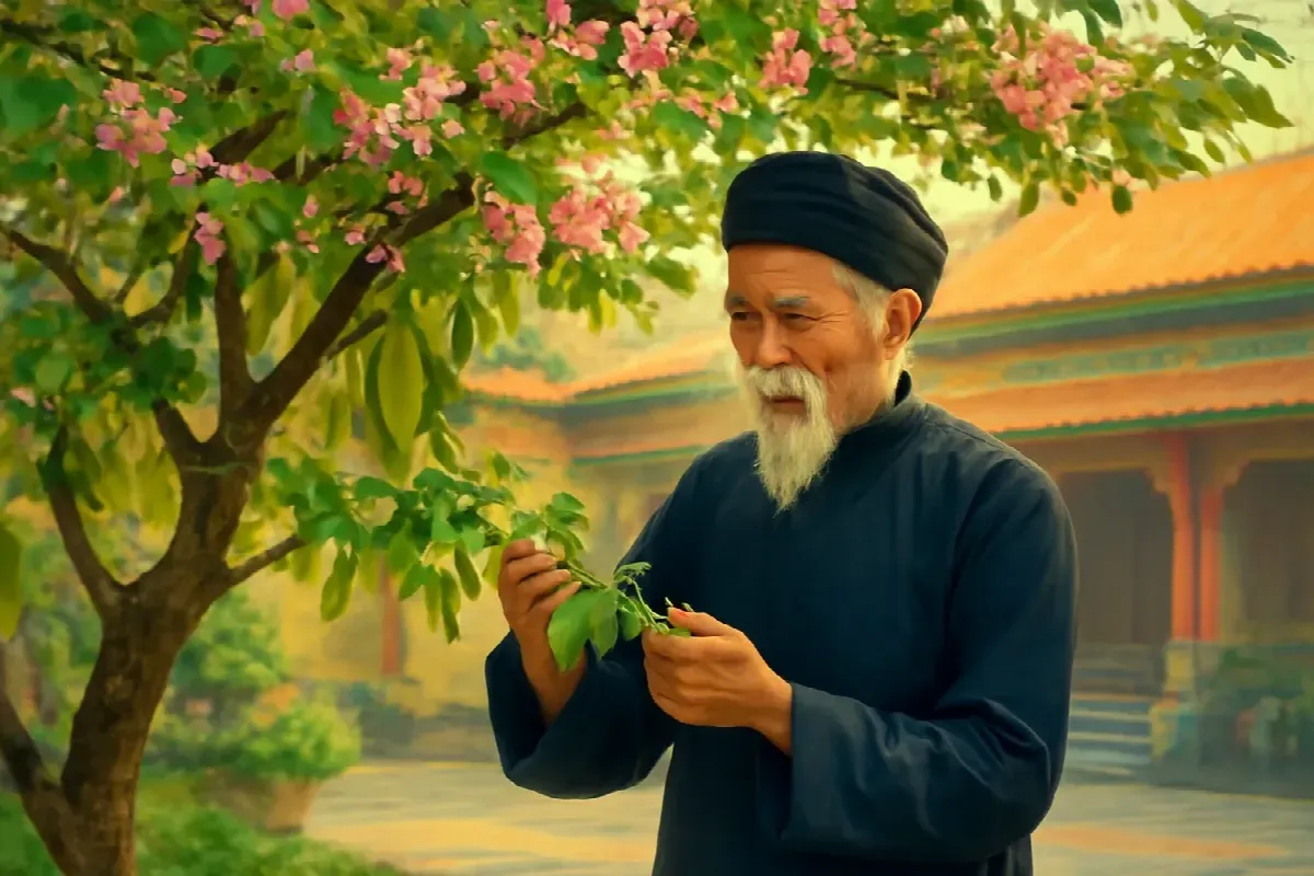 Cây khế trong sân Thái y viện