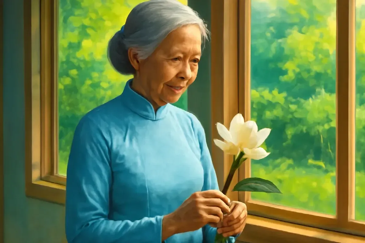 Cây ngọc lan trước nhà Vĩ Dạ