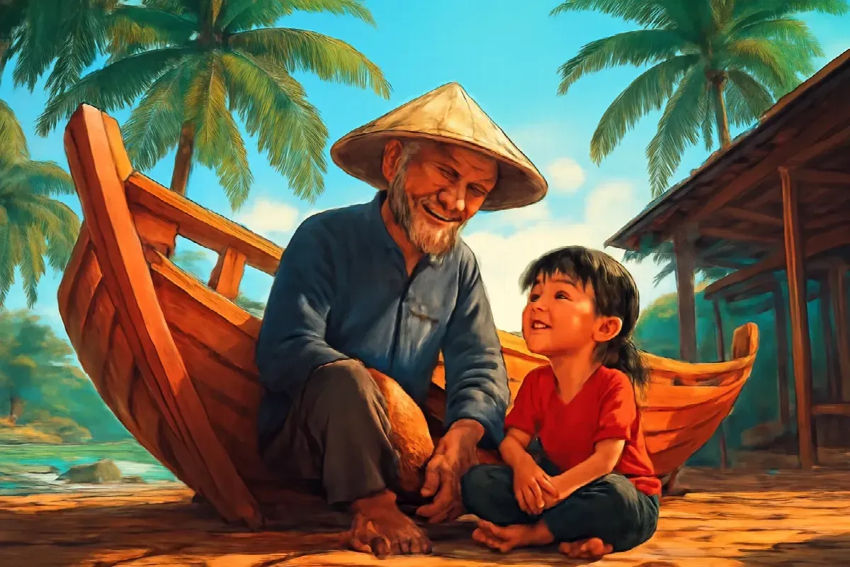 Cây thước xếp của ông Hai Ghe