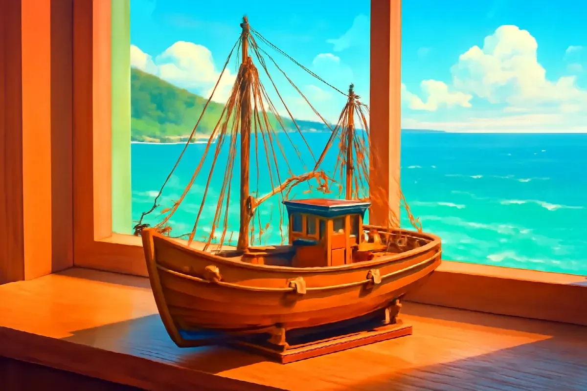 Chiếc tàu mô hình trong buổi đọc di chúc