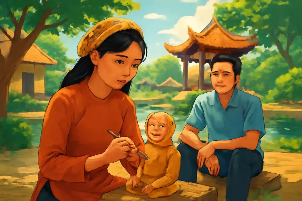 Chú Tễu kể chuyện phường rối làng Đông Lạc