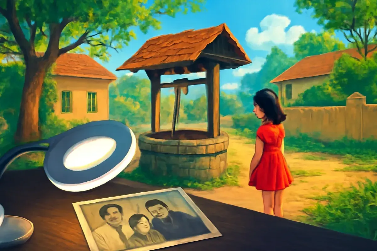 Cô bé trong tấm ảnh đen trắng cứ bước lại gần