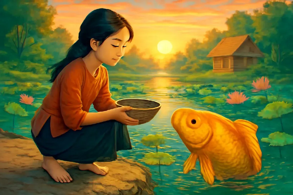 Con cá chép giữ đầm Lăng