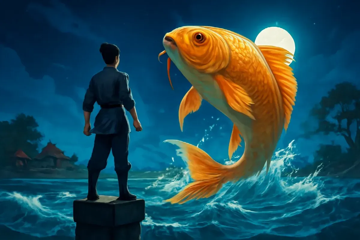 Con cá chép ở cửa Lường