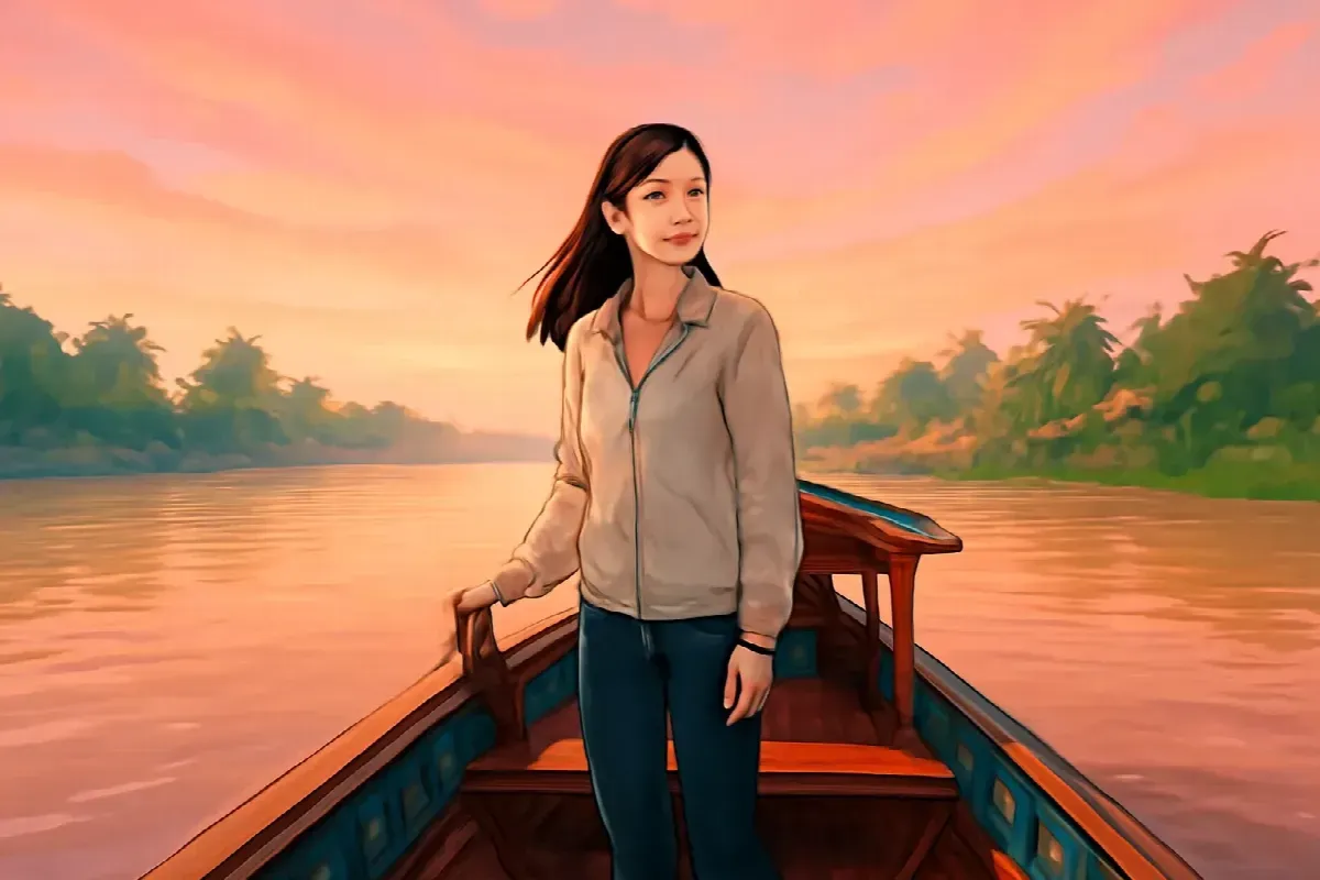 Con cá lia thia bổ đôi