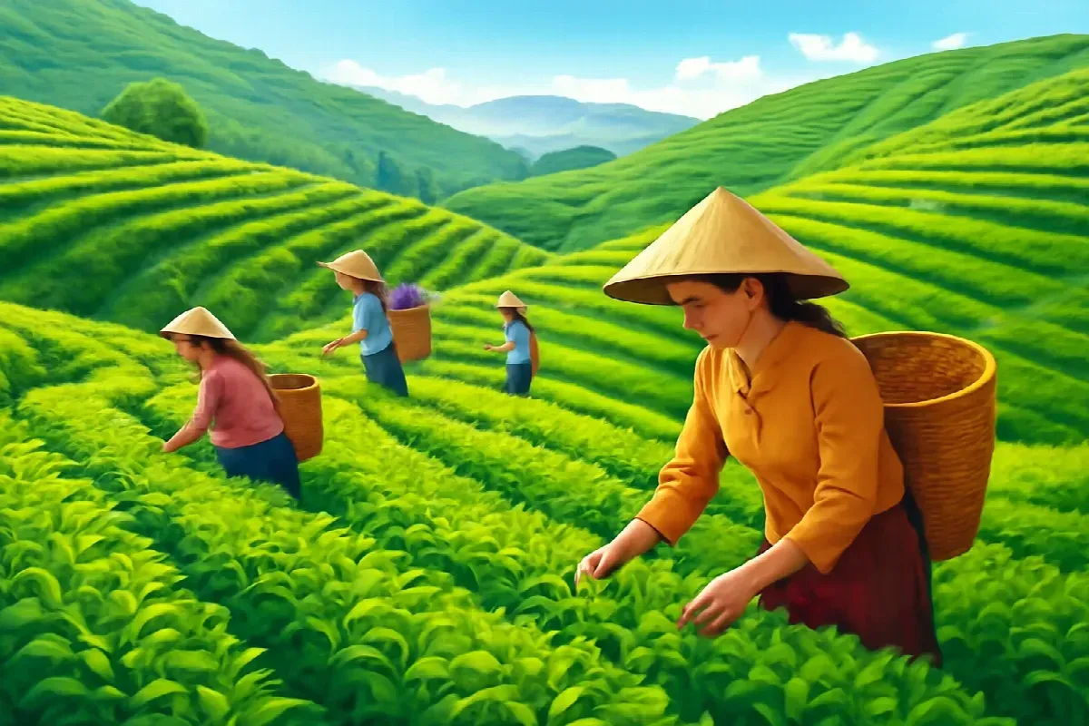 Cuộc họp tối thứ Năm của hợp tác xã chè