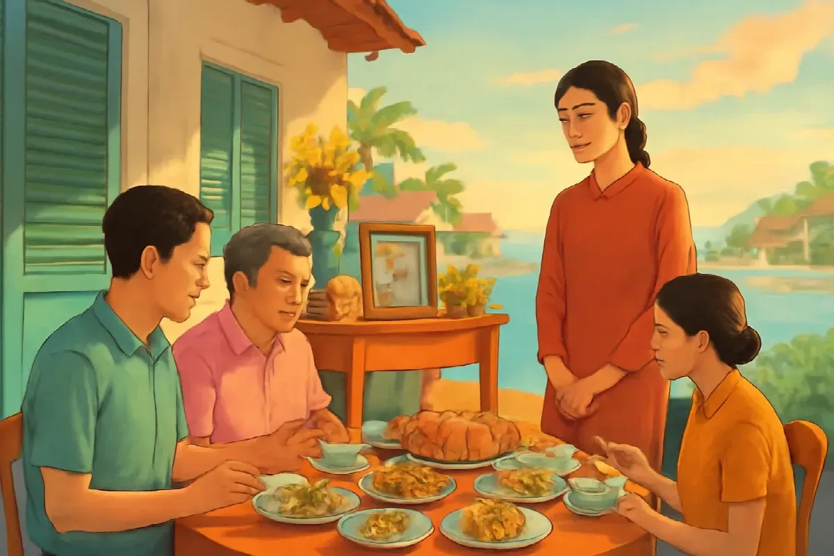 Giỗ đầu ba ở Quy Nhơn