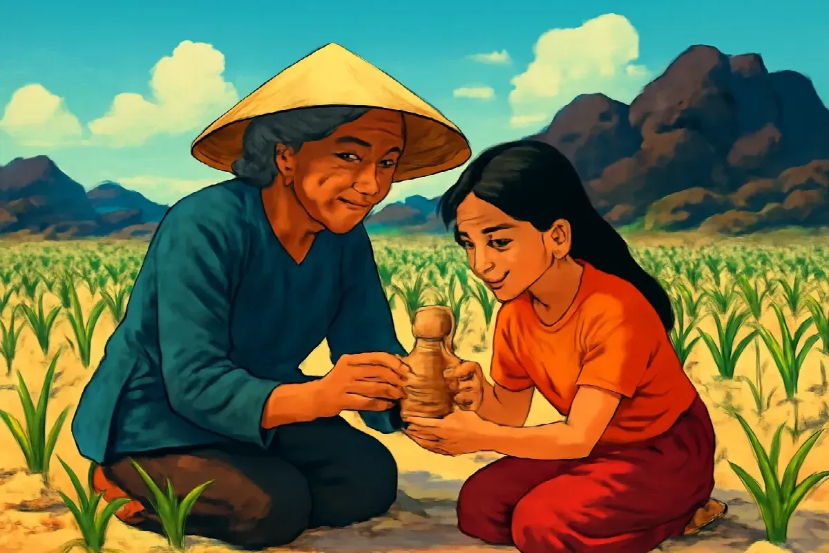 Gương mặt đất sét cho ngôi mộ gió Lý Sơn