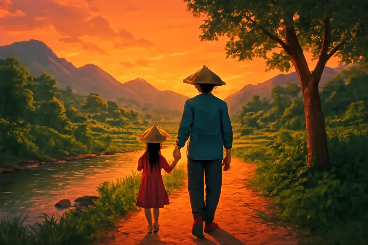 Hai cây đèn pin màu vàng