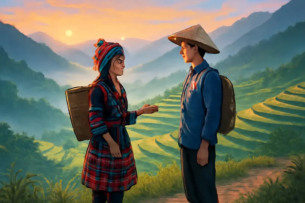 Hai đoàn khách, một con đèo Khau Phạ