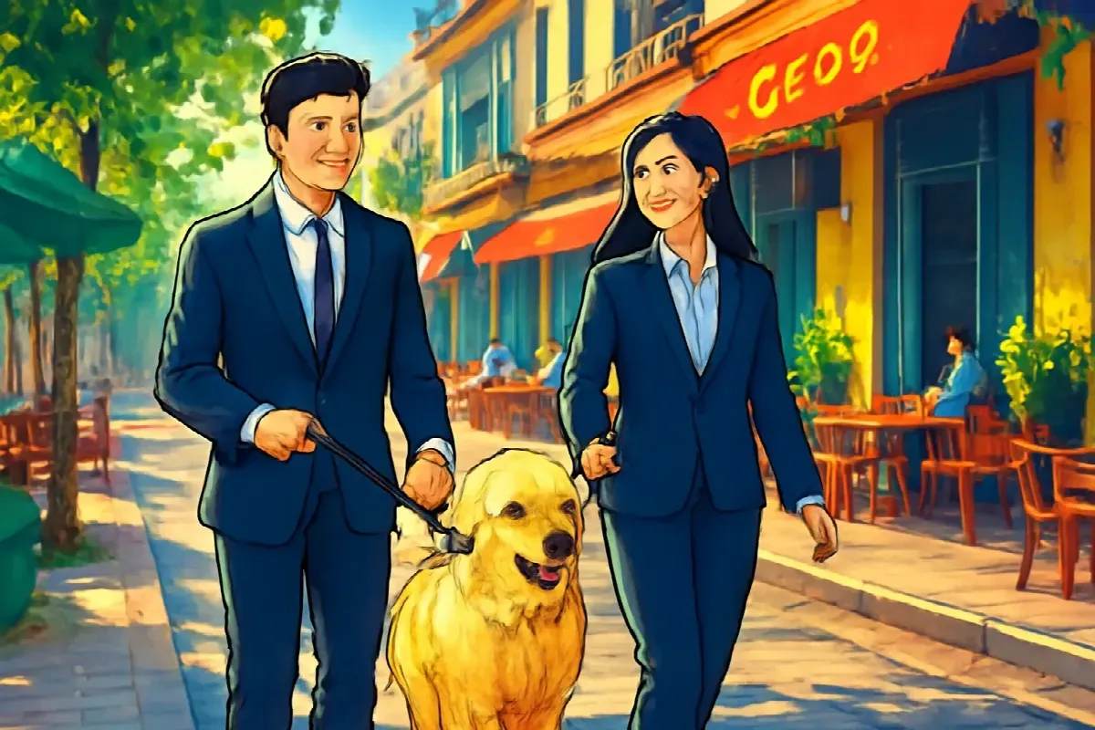 Hai luật sư và quyền nuôi con chó Ruốc