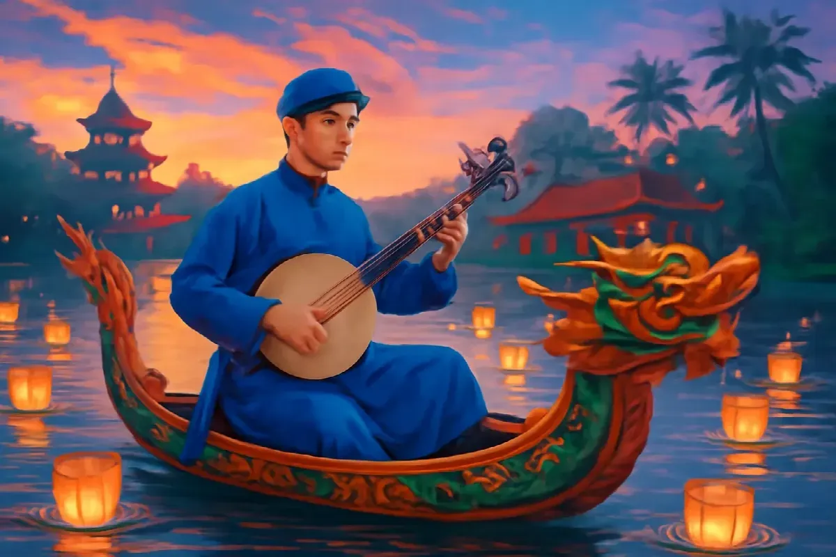 Hai múi giờ của người hát trên sông Hương