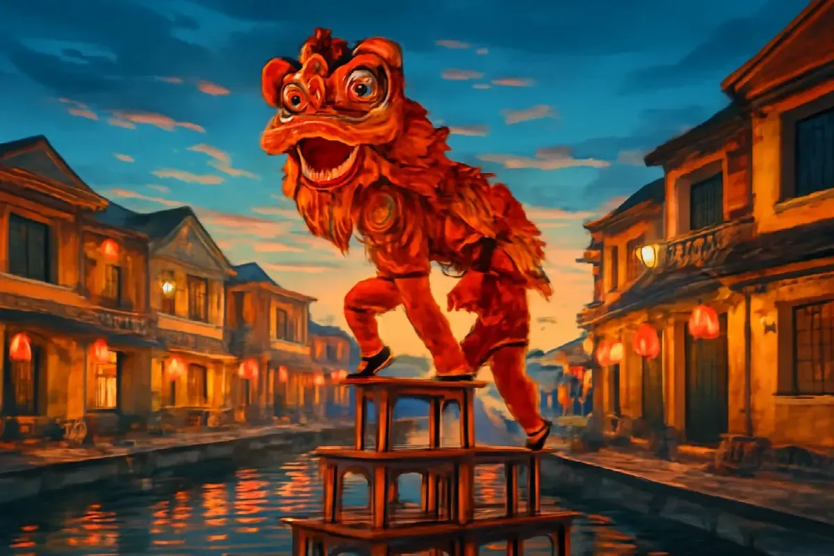 Hai tiếng chuông trong đầu lân