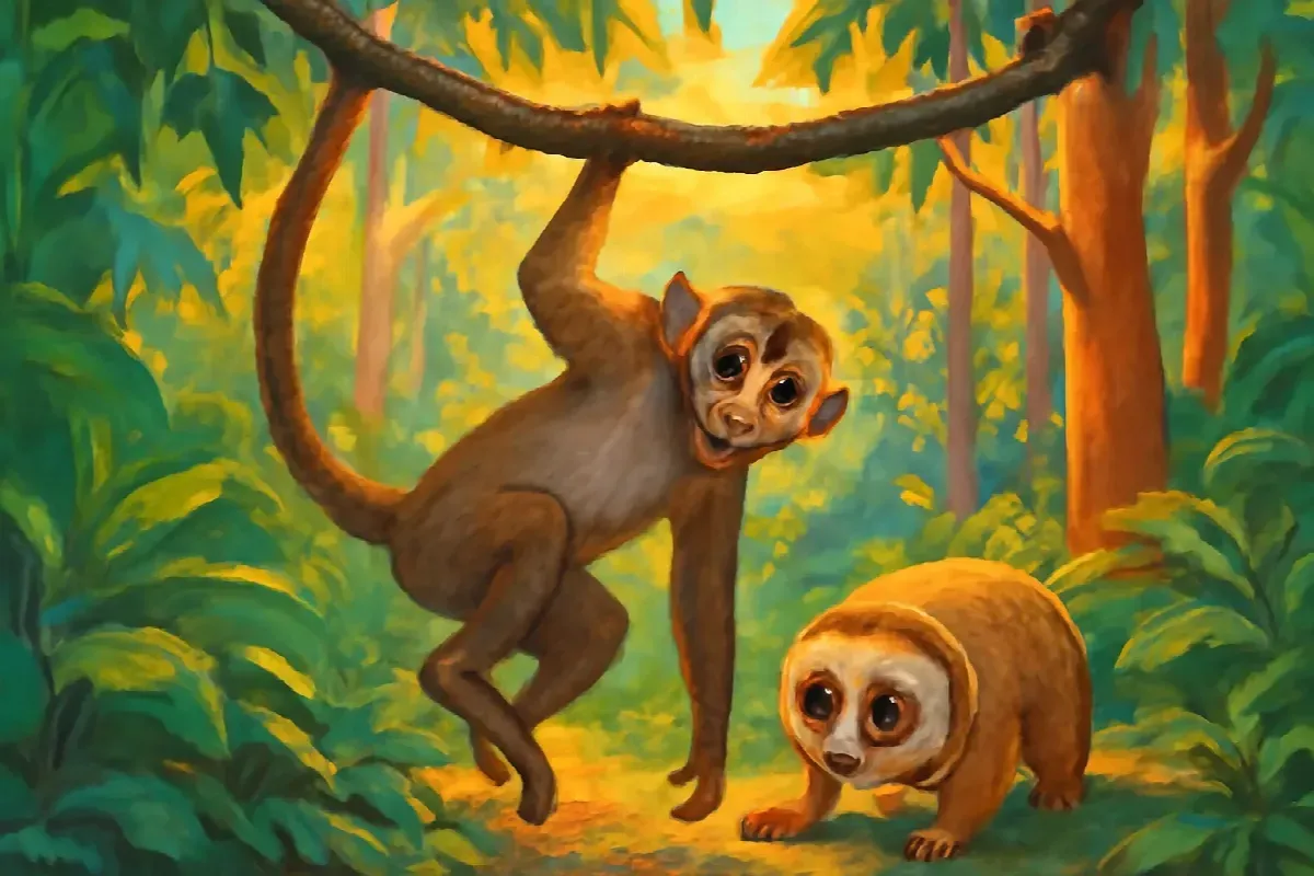 Khỉ Nhót và Cu li Nhãn