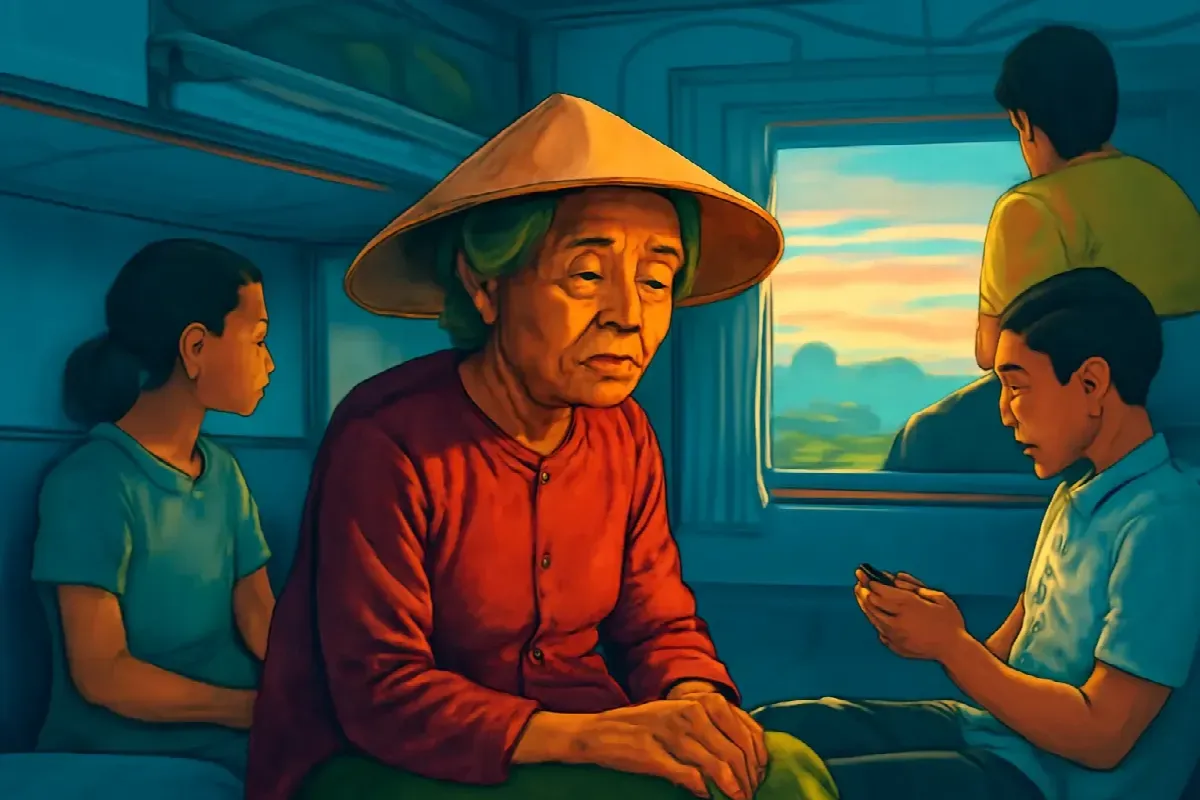 Khoang số ba, toa tám, chuyến tàu đêm ra Bắc