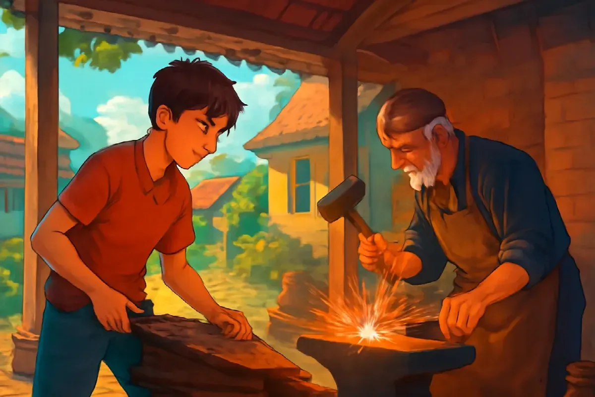 Lu nước mưa ở lò rèn Bến Than