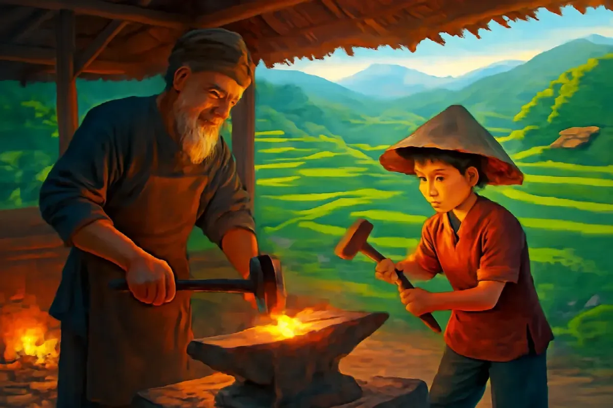 Lưỡi cày rèn từ sao rơi