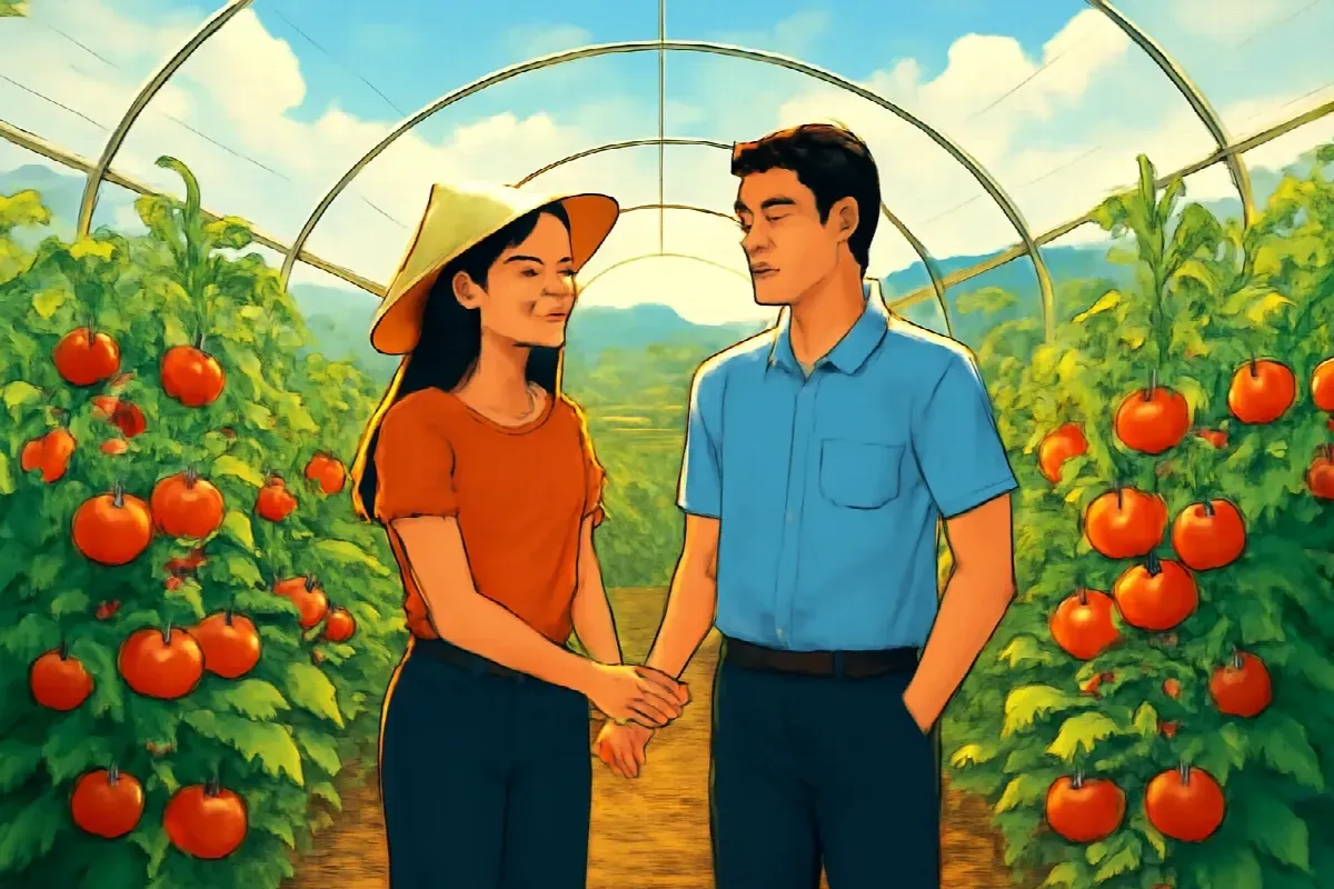 Mặt trăng cong sai phía