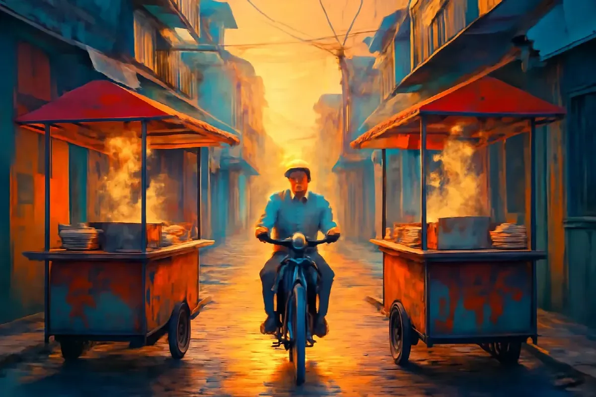 Miếng tóp mỡ cho khách đi một mình