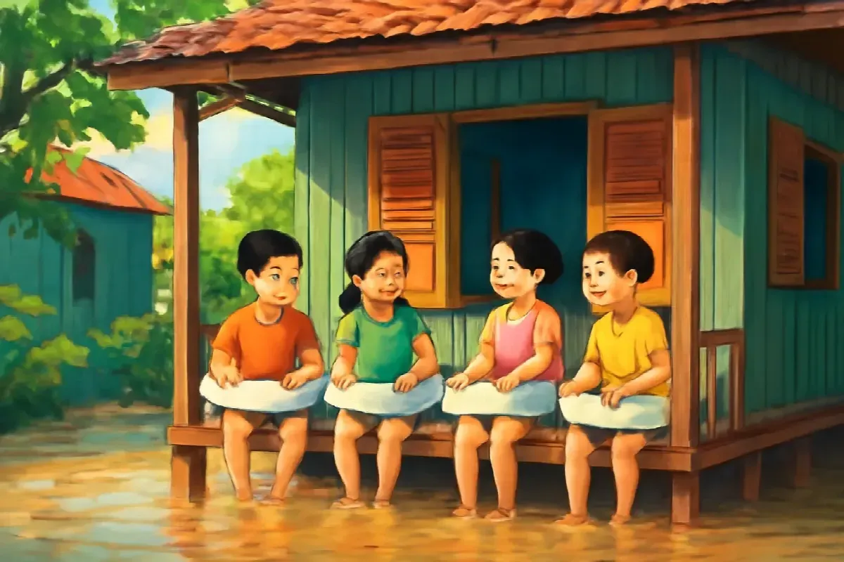 Mười bảy cái can nhựa mùa lũ năm 2000