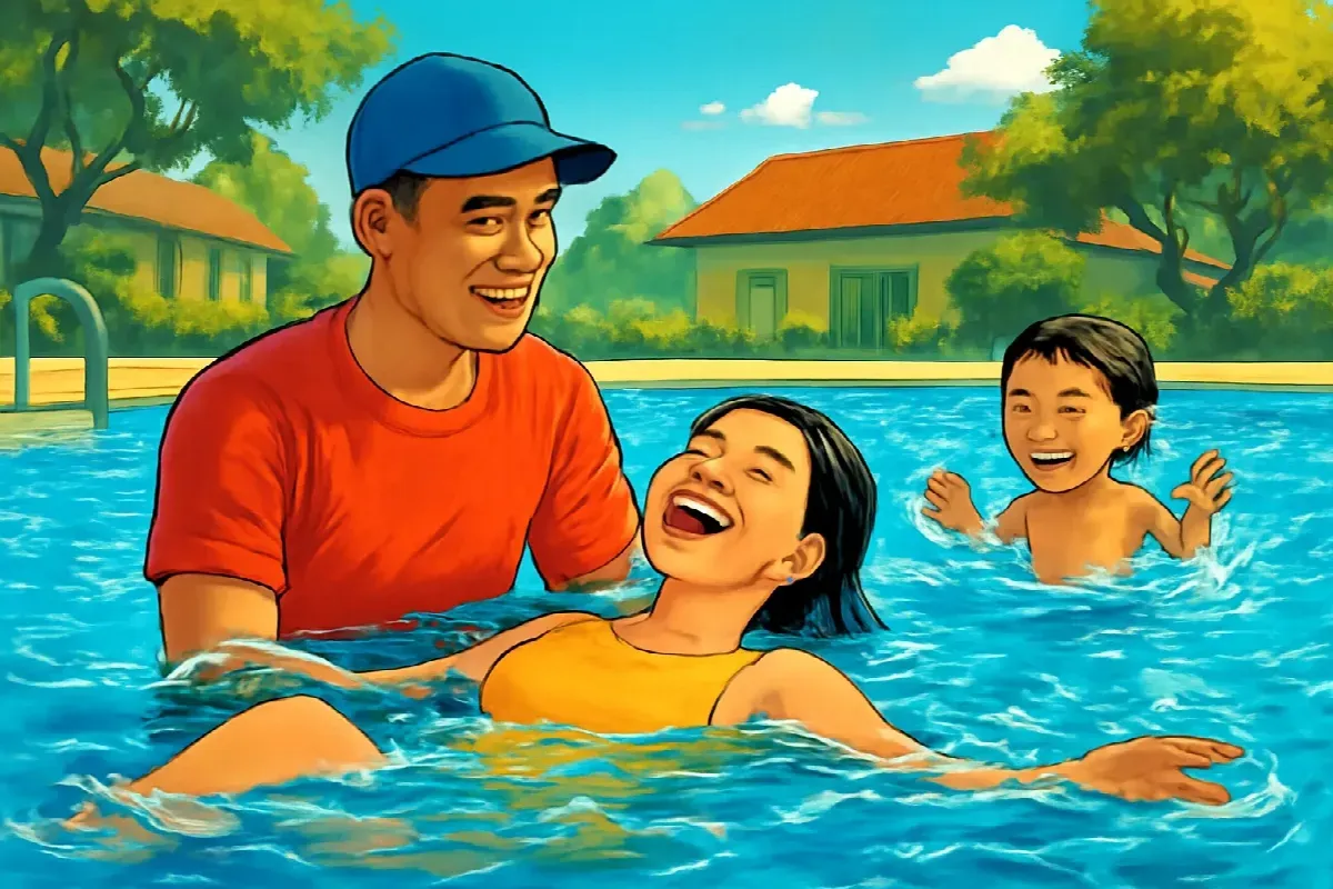 Mười buổi bơi đổi mười buổi xe ở Thanh Hóa
