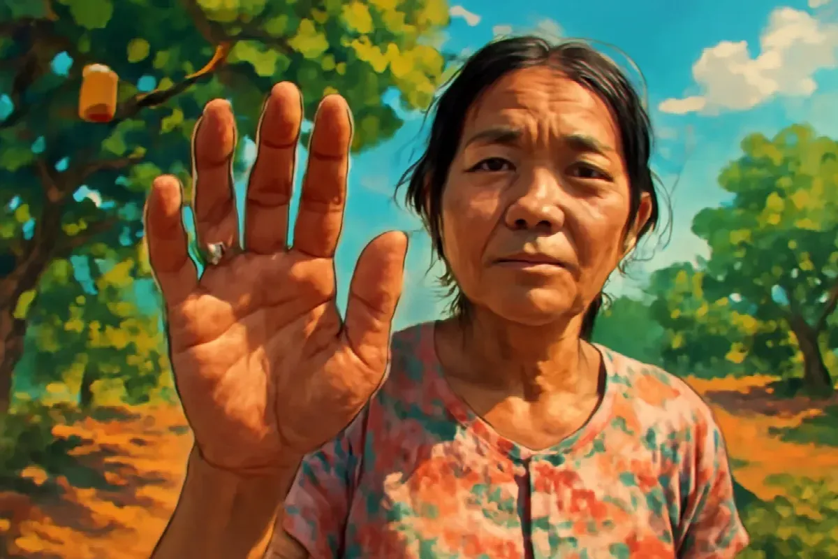 Mười đầu ngón tay không còn vân