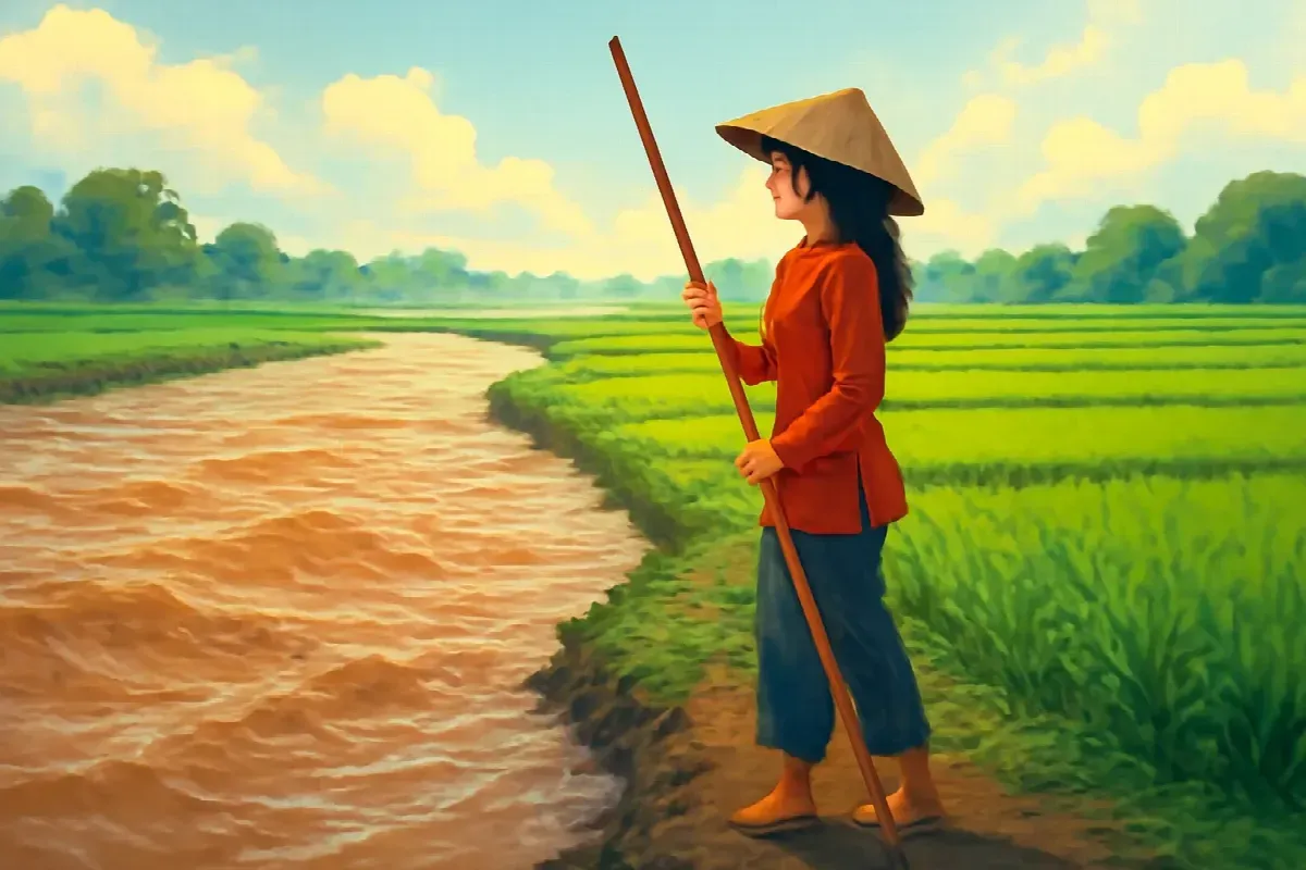 Mười một vạch nước ở Bãi Sậy