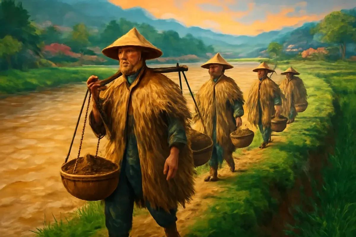 Năm canh giữ đê Hoành Giang
