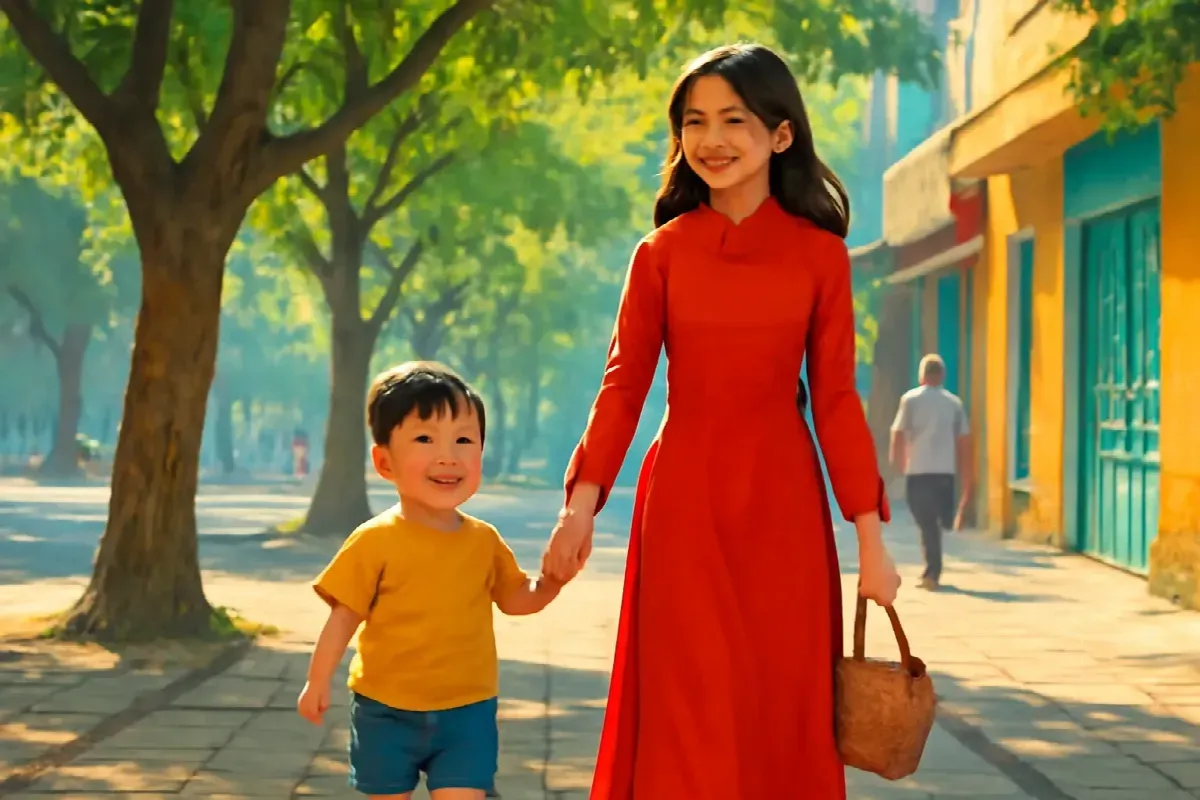 Người đàn ông áo xám biết tên con tôi