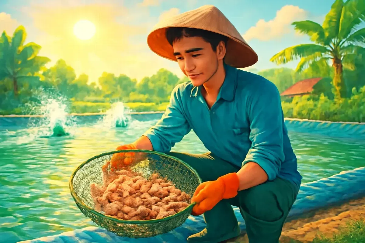 Nhật ký ao tôm lót bạt