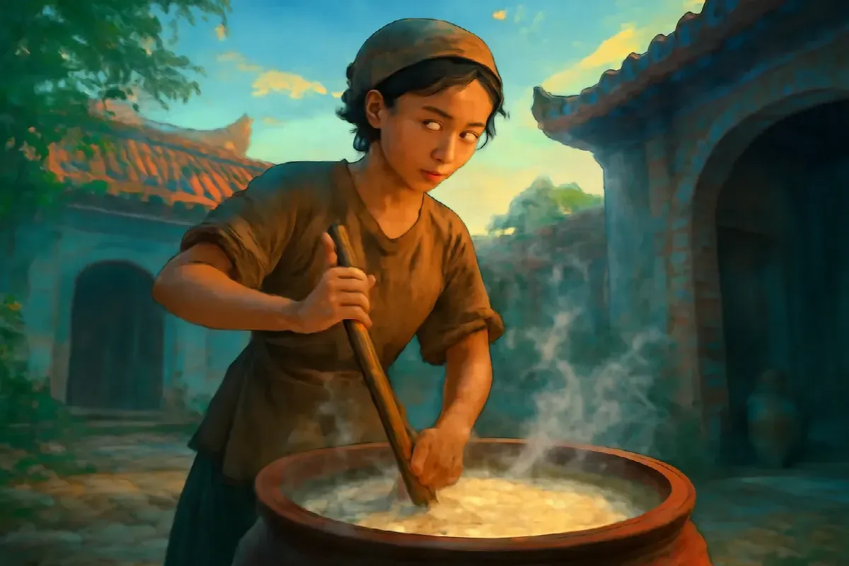 Nồi cháo muối ở thành Vân Khê