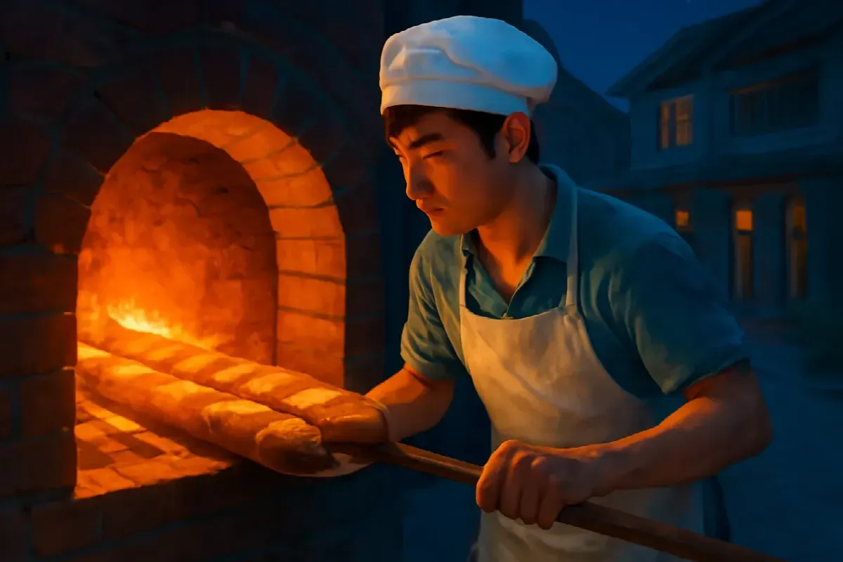 Ổ bánh mì thứ bốn trăm lẻ một ở lò củi Cái Khế