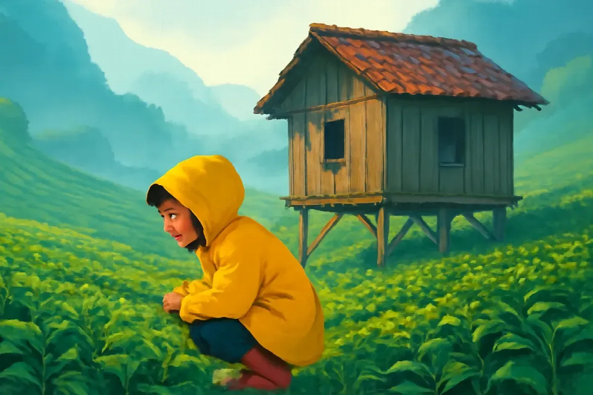 Ông Cò, bạn của bé Mít trên đồi chè Bảo Lộc