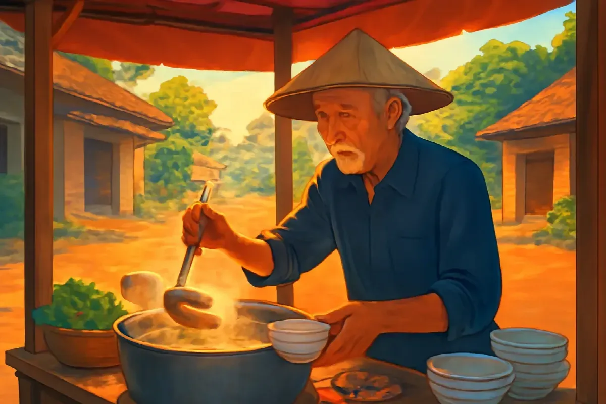 Ông nội chưa từng làm bếp trưởng năm sao