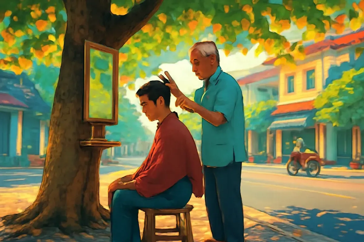 Ông thợ cắt tóc được giao vai phản diện