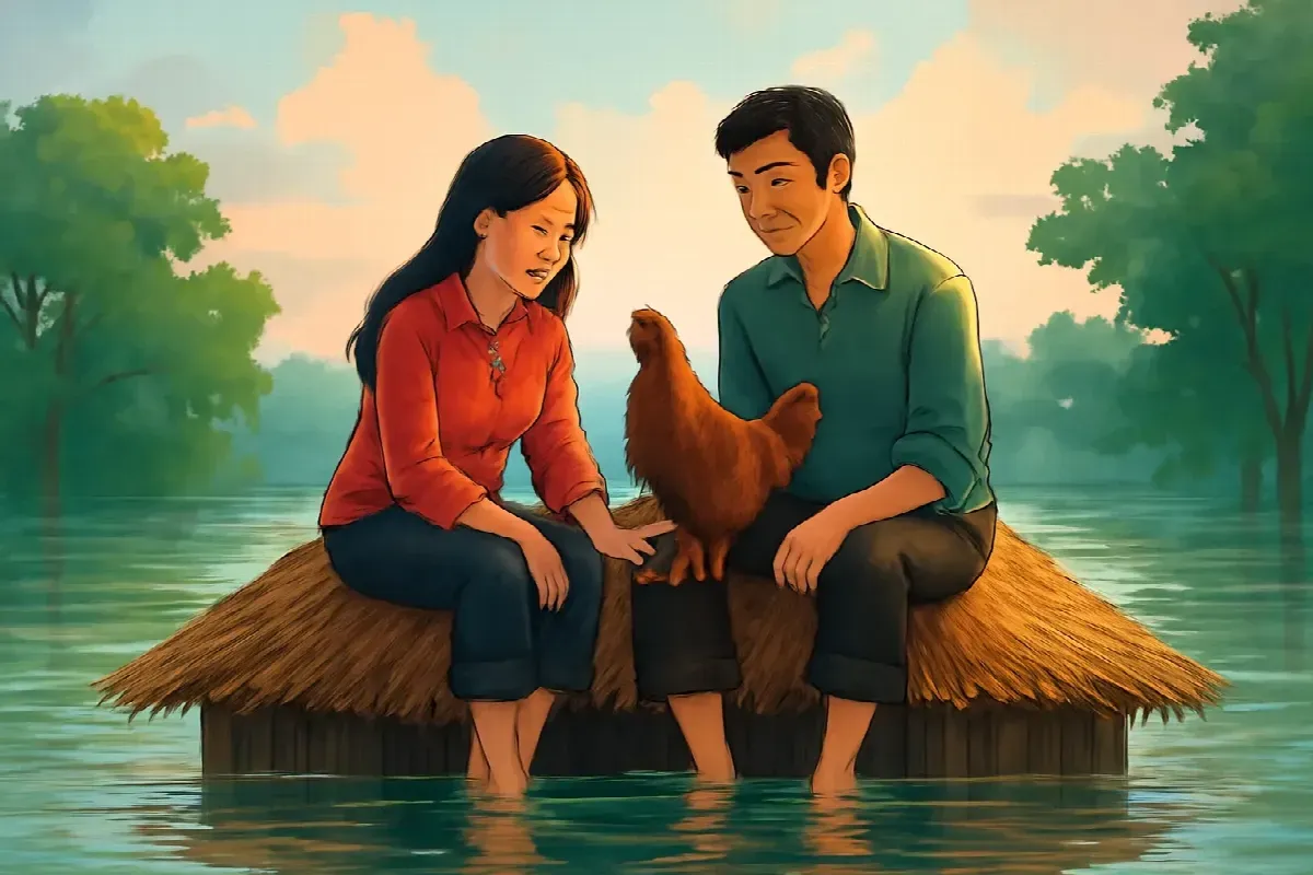 Quả trứng trên mái nhà năm lụt Bính Ngọ