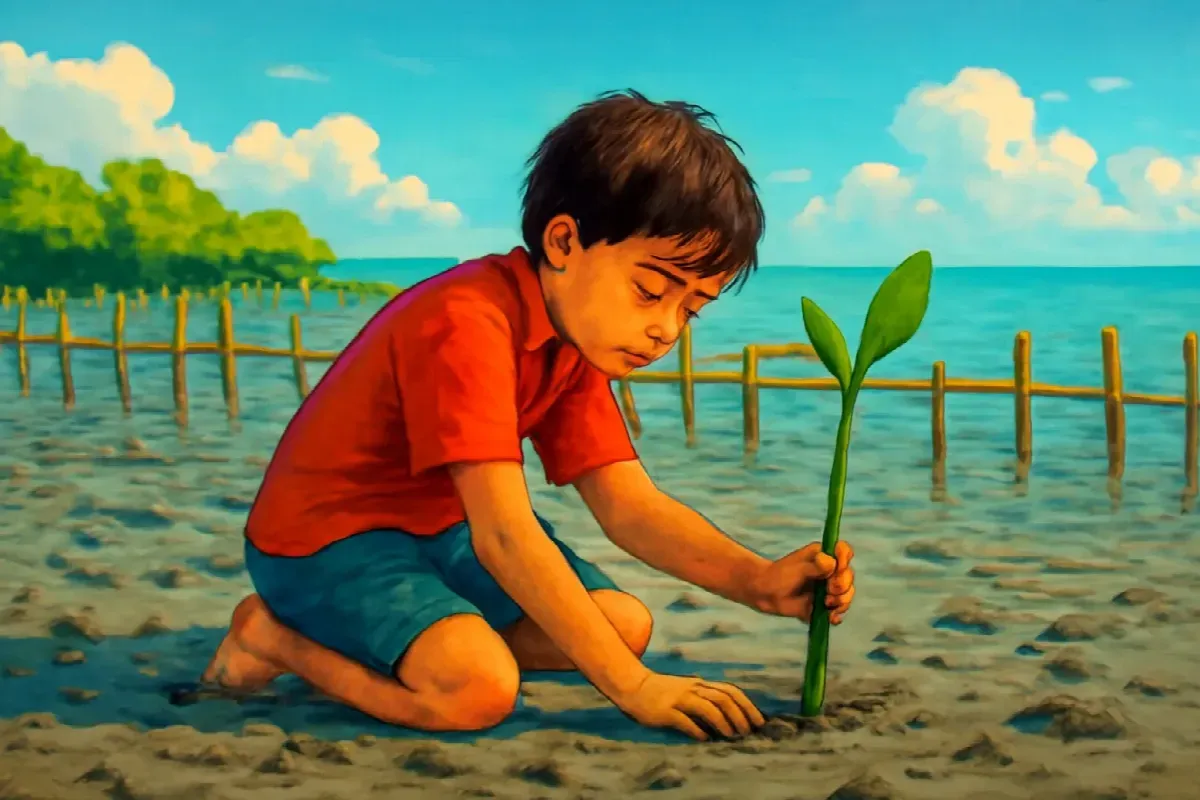 Rạm và hàng rào tre ở Đất Mũi