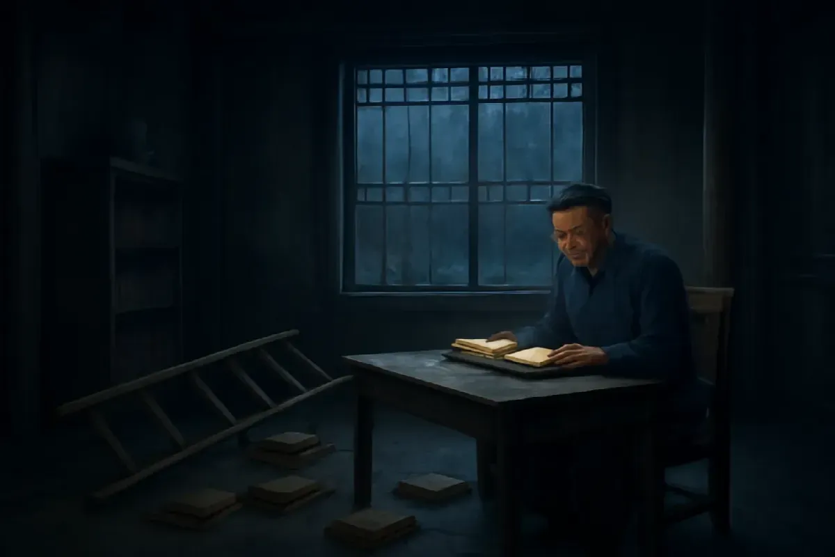 Rêu trên tóc ông giáo Kim Long