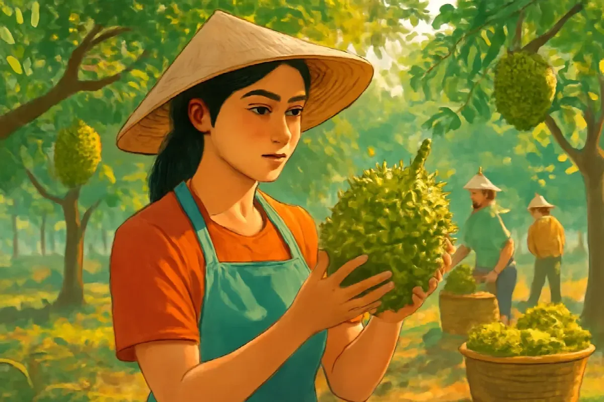 Sáu container sầu riêng chưa lăn bánh