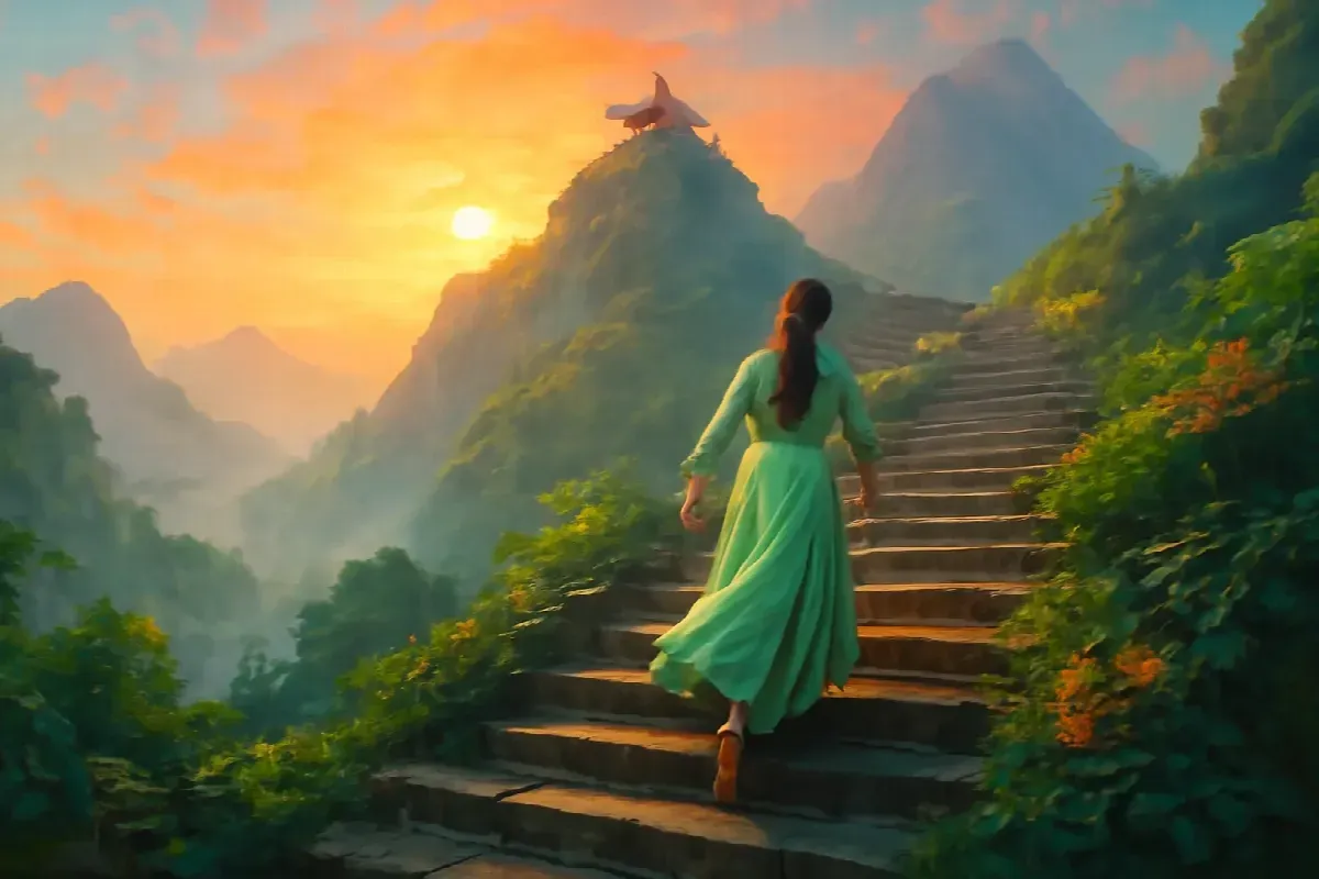 Sư huynh, đừng đỡ em trên thang đá