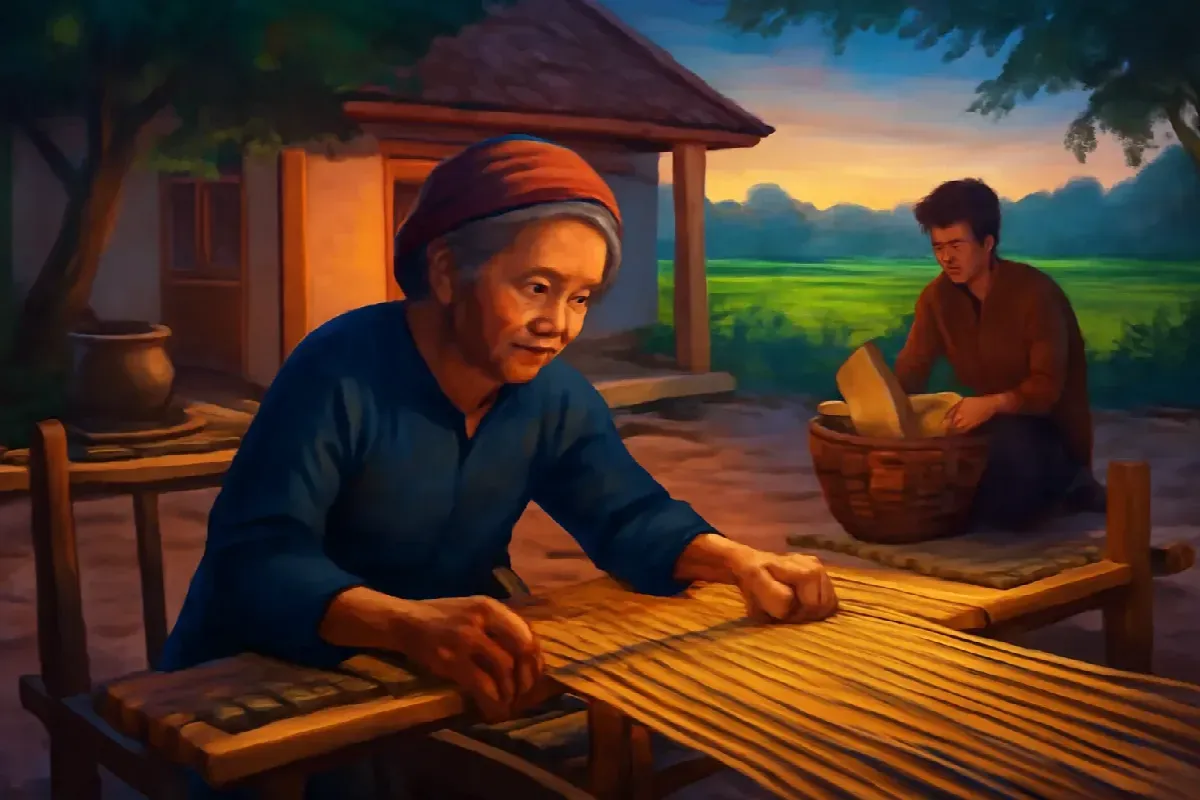 Tấm chiếu cói vào trường thi