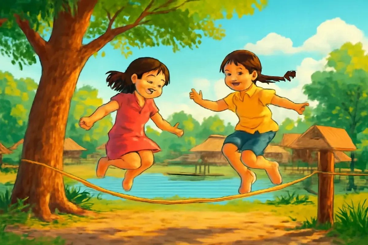 Tép và sợi dây thun nửa vàng nửa đỏ