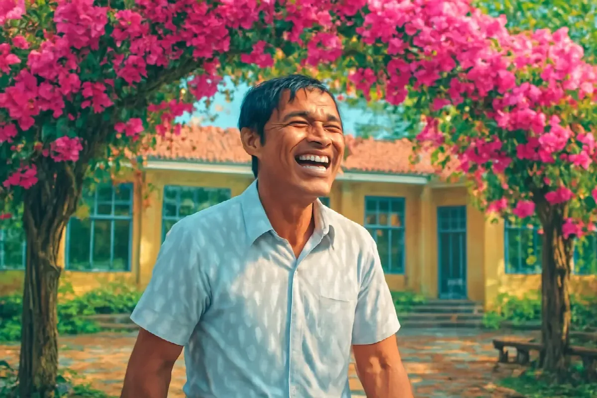 Thầy giám thị và lá thư có chữ g cong